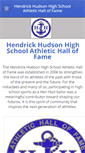 Mobile Screenshot of henhudhalloffame.com